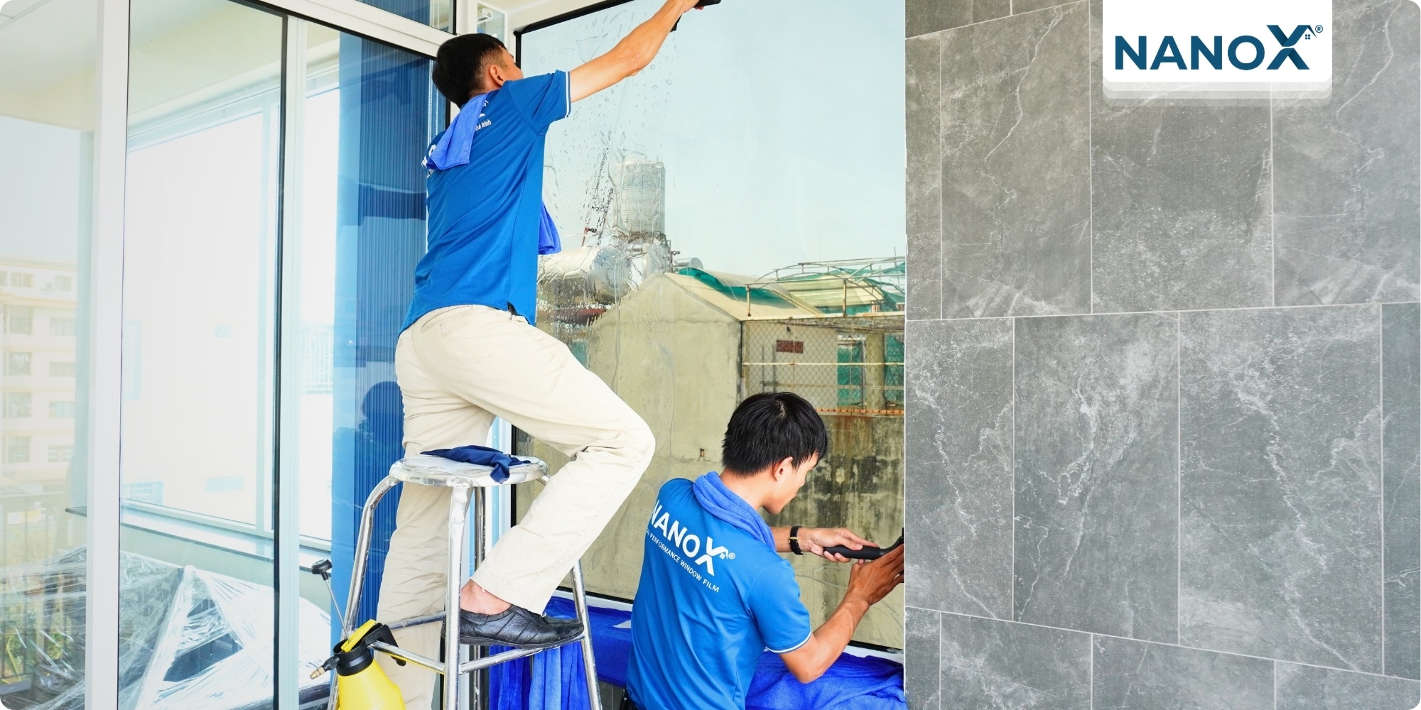 Dán phim cách nhiệt nhà phố phường Thới An TP.HCM