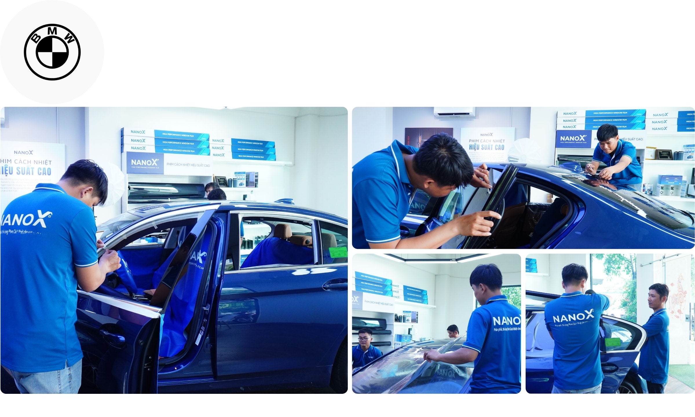 Dán phim cách nhiệt ô tô BMW