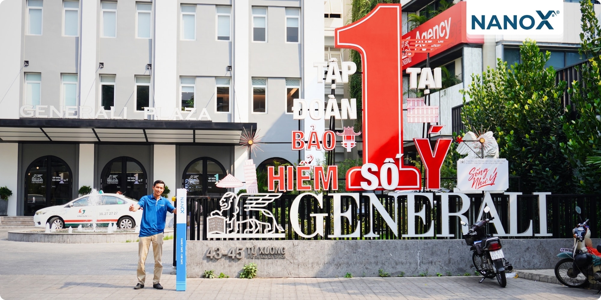 Dán phim cách nhiệt văn phòng công ty bảo hiểm Generali