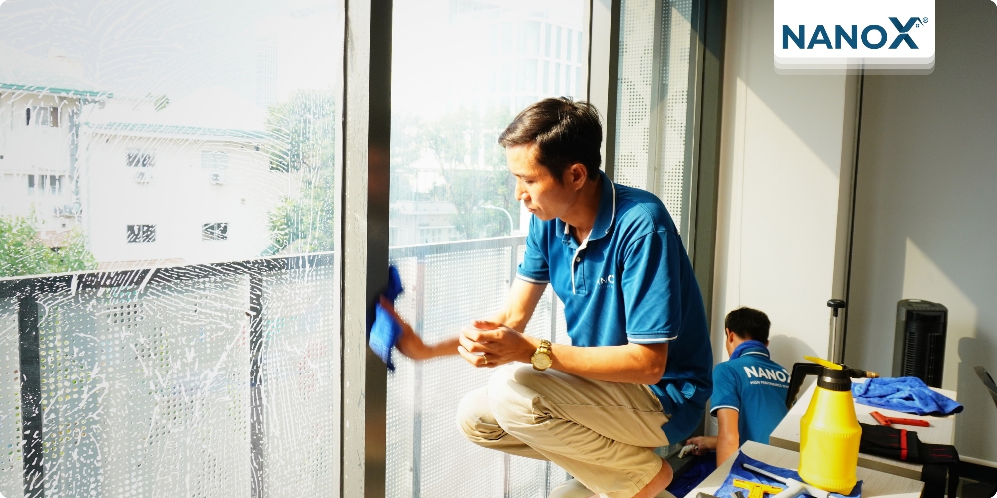 Dán phim cách nhiệt văn phòng công ty bảo hiểm Generali