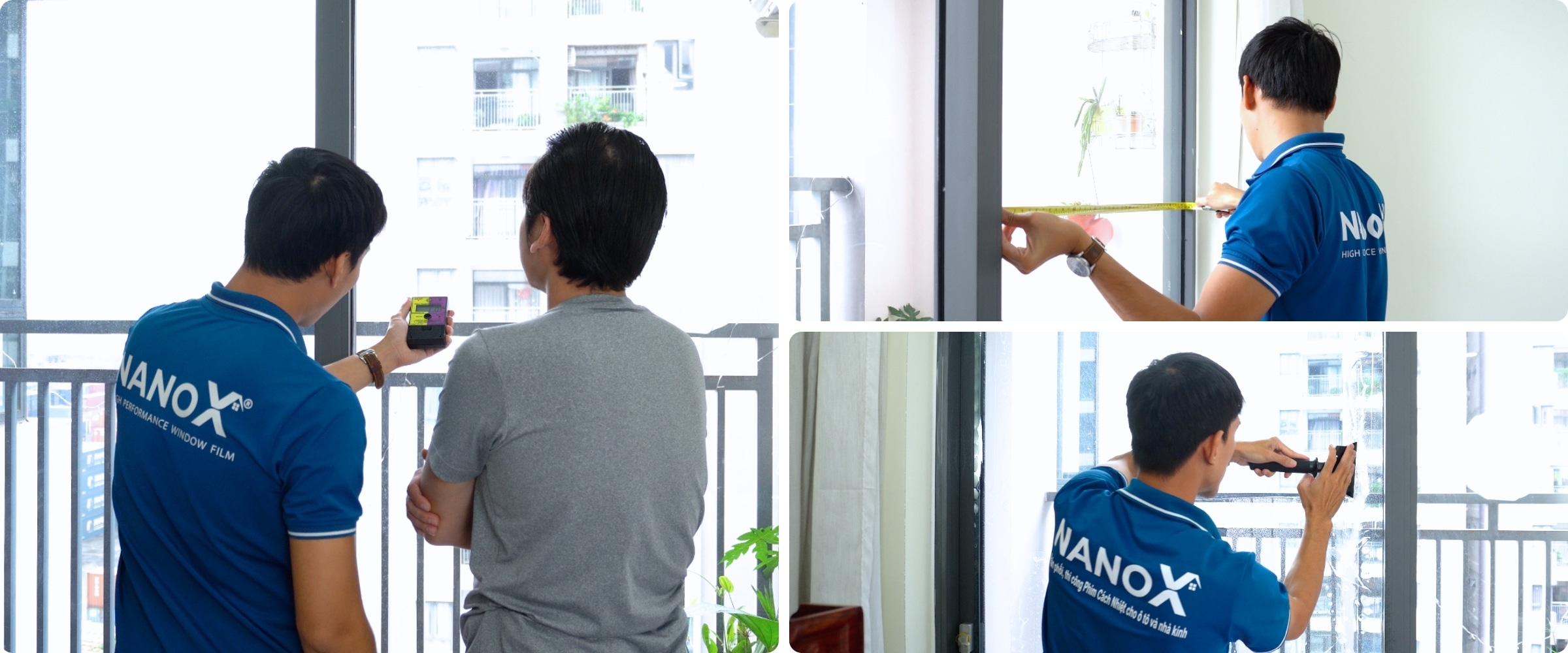 Khách hàng Mr Hy dán phim cách nhiệt nhà kính