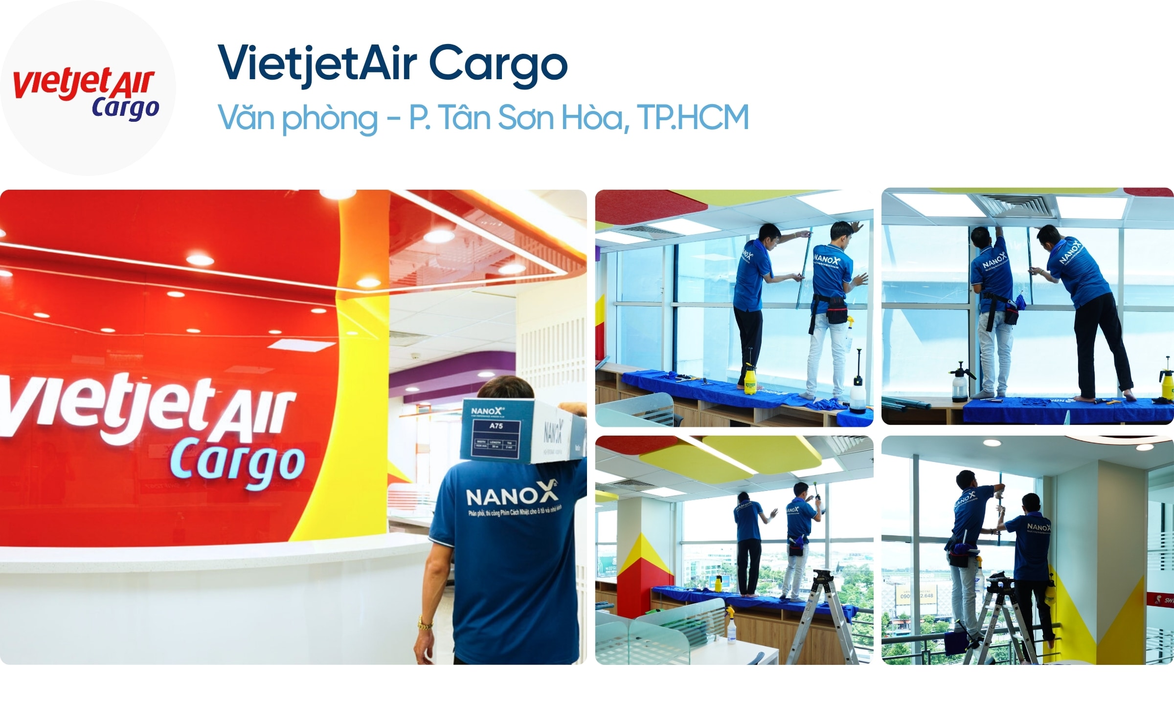 NanoX dán kín cách nhiệt Vietjet Air