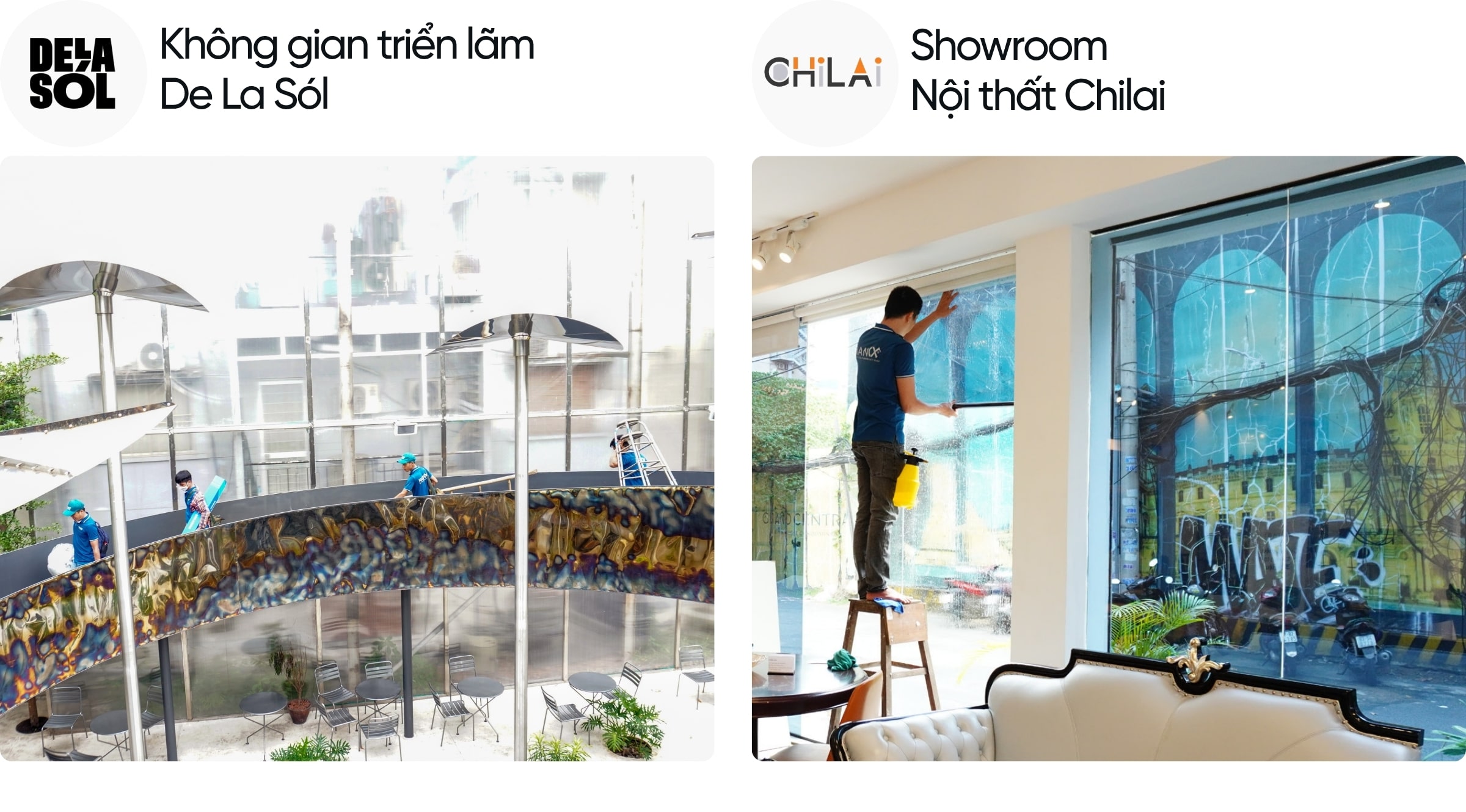 NanoX dán kính chống nắng cửa kính showroom