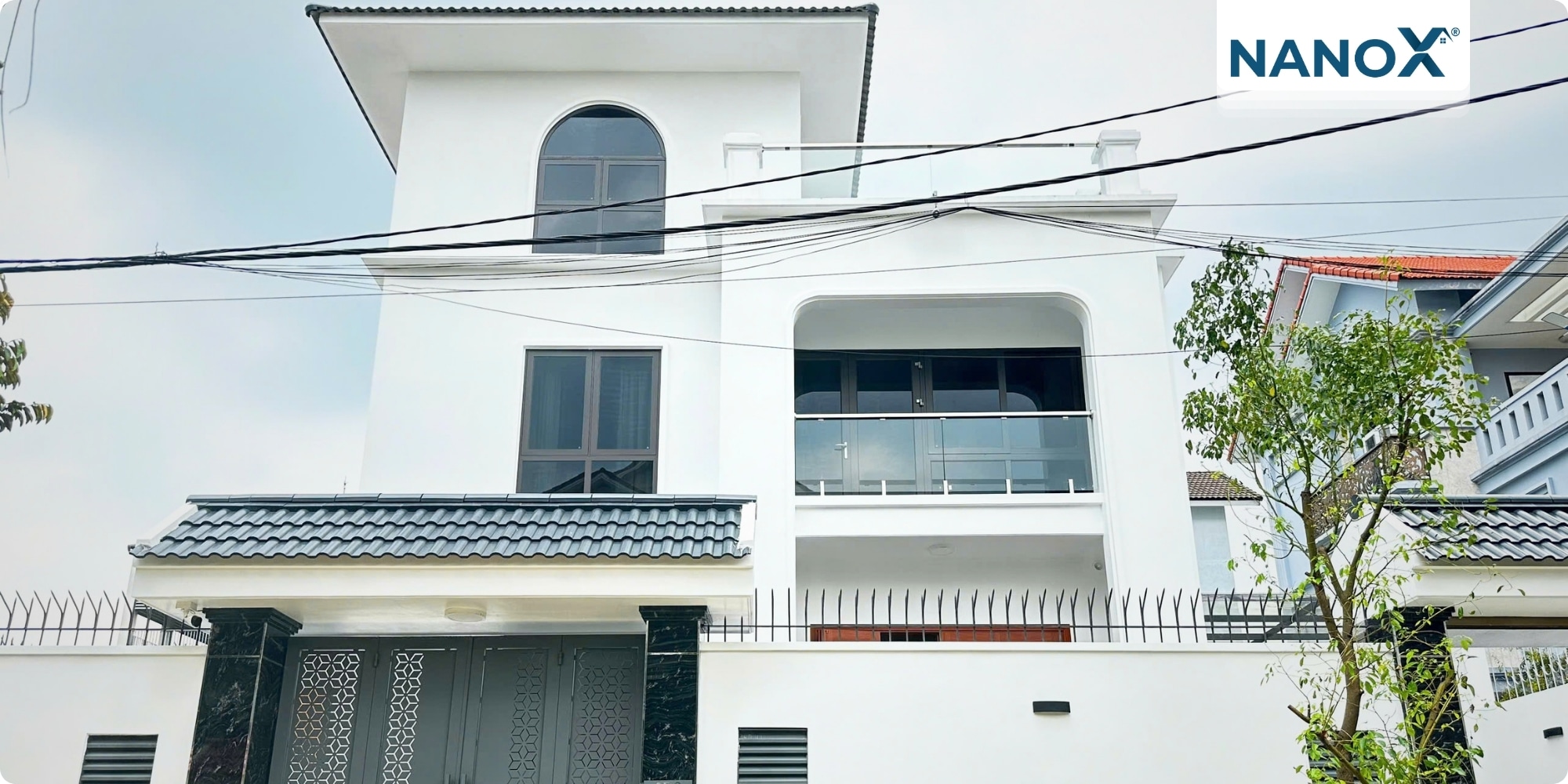 Dán phim cách nhiệt biệt thự khu đô thị Thạnh Xuân