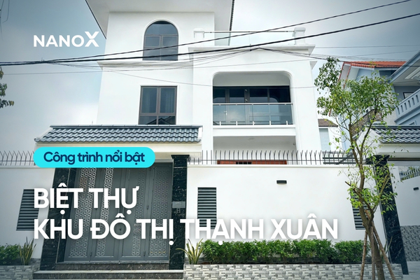 Dán phim cách nhiệt biệt thự khu đô thị Thạnh Xuân