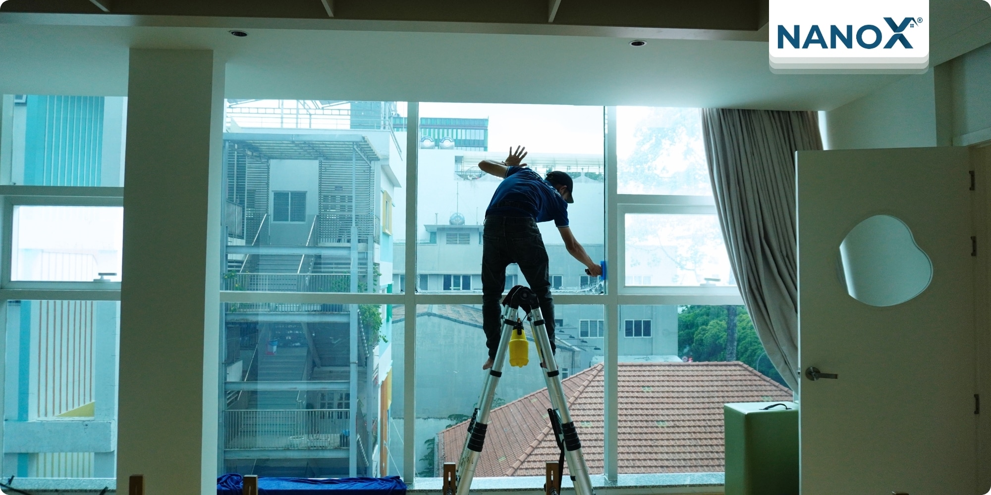 Dán phim cách nhiệt phòng tập Top Pilates