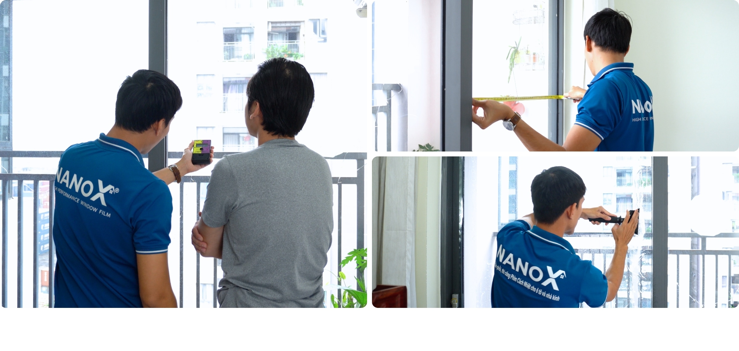 Khách hàng Mr Hy dán phim cách nhiệt nhà kính